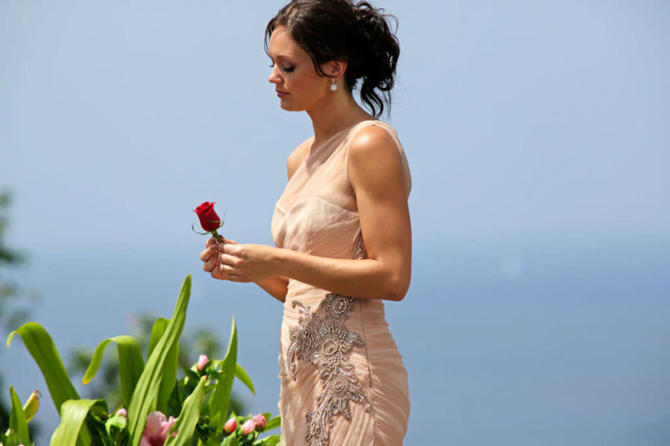 In the dramatic second part of the Season Finale, Desiree Hartsock gave her final rose on "The Bachelorette."