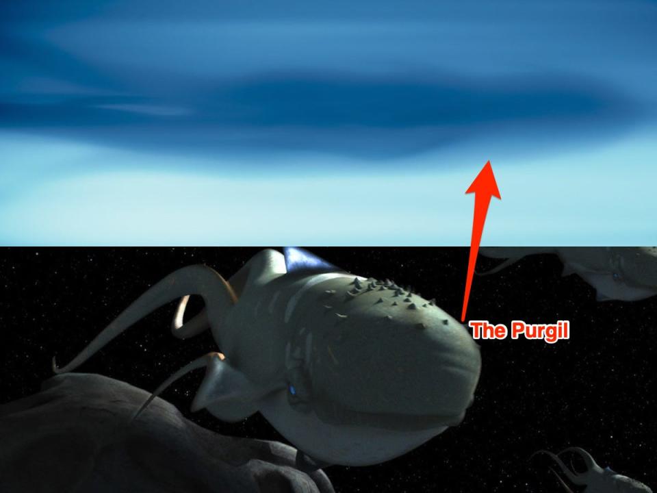 The Purgil in hyperspace and in "Star Wars Rebels."