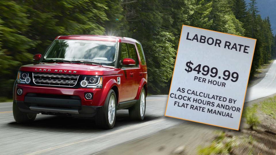 This Land Rover Dealer Charges $500 Per Hour for Service photo