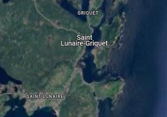 A fishing boat has run aground in the community of St. Lunaire-Griquet on Newfoundland's Northern Peninsula. (Google Maps - image credit)