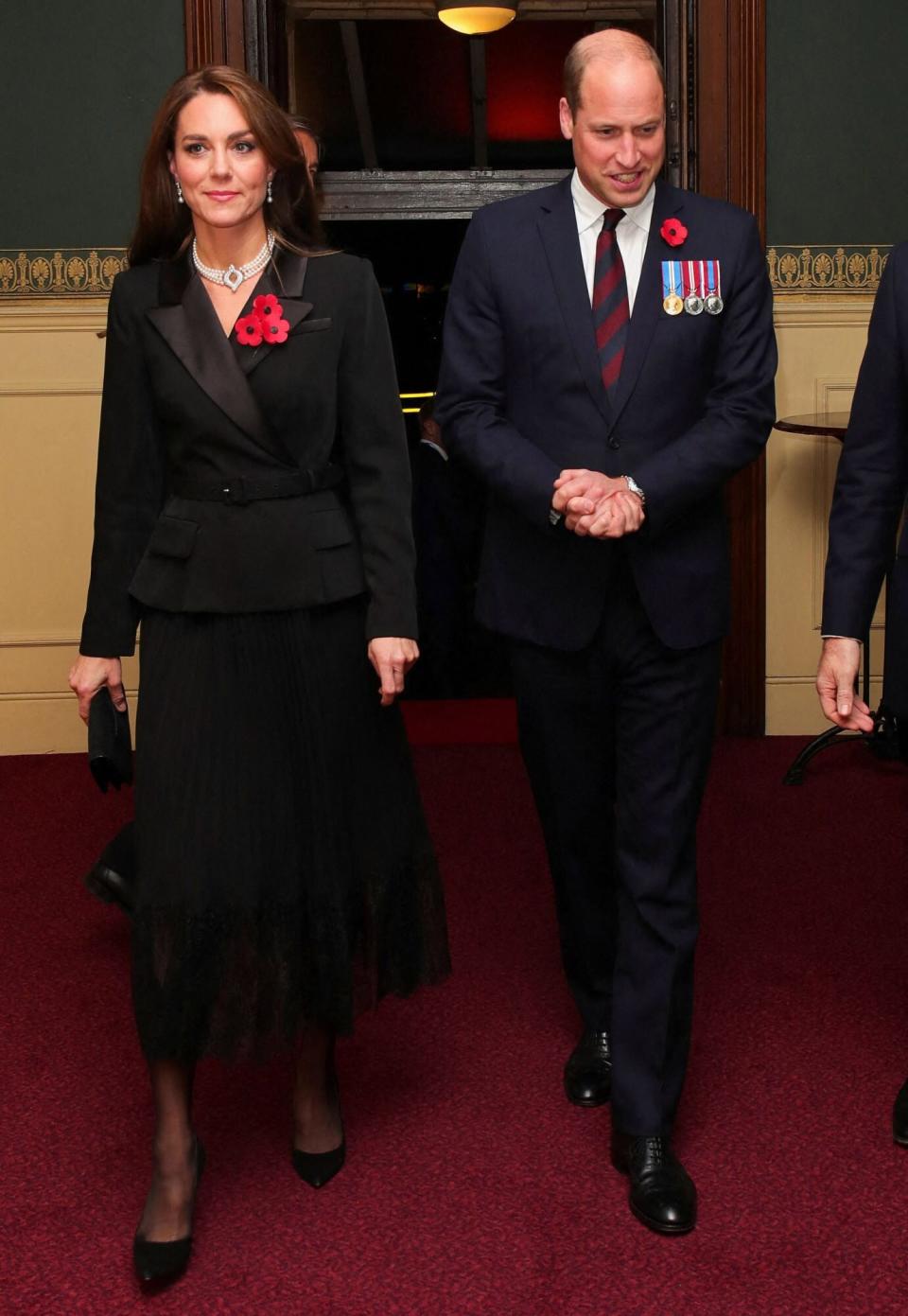 kate middleton prince william festival of remembrance 2022 royal albert hall