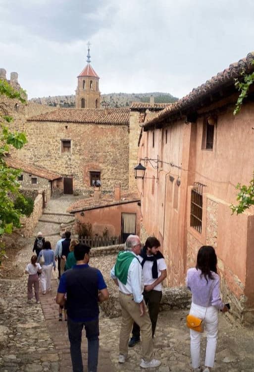 Familia de Lourdes Monte y Francisco Rivera en Albarracín