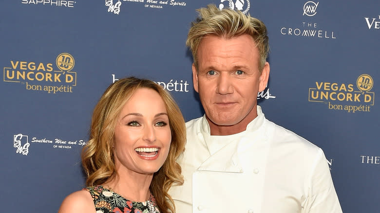 gordon ramsay with giada de laurentiis