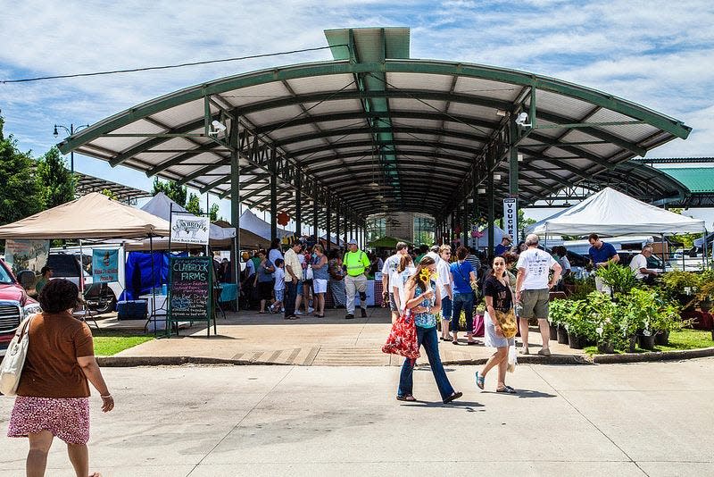 The Memphis Farmers Market opens annually the first Saturday in April.