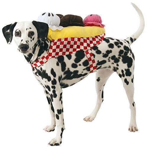 Banana Split Ice Cream Sundae Dog Costume