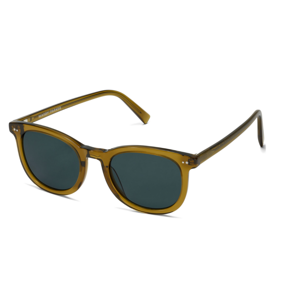 Handsome and timeless, just like him. $95, Warby Parker. <a href="https://www.warbyparker.com/sunglasses/men/ryland/khaki-green-crystal" rel="nofollow noopener" target="_blank" data-ylk="slk:Get it now!" class="link ">Get it now!</a>