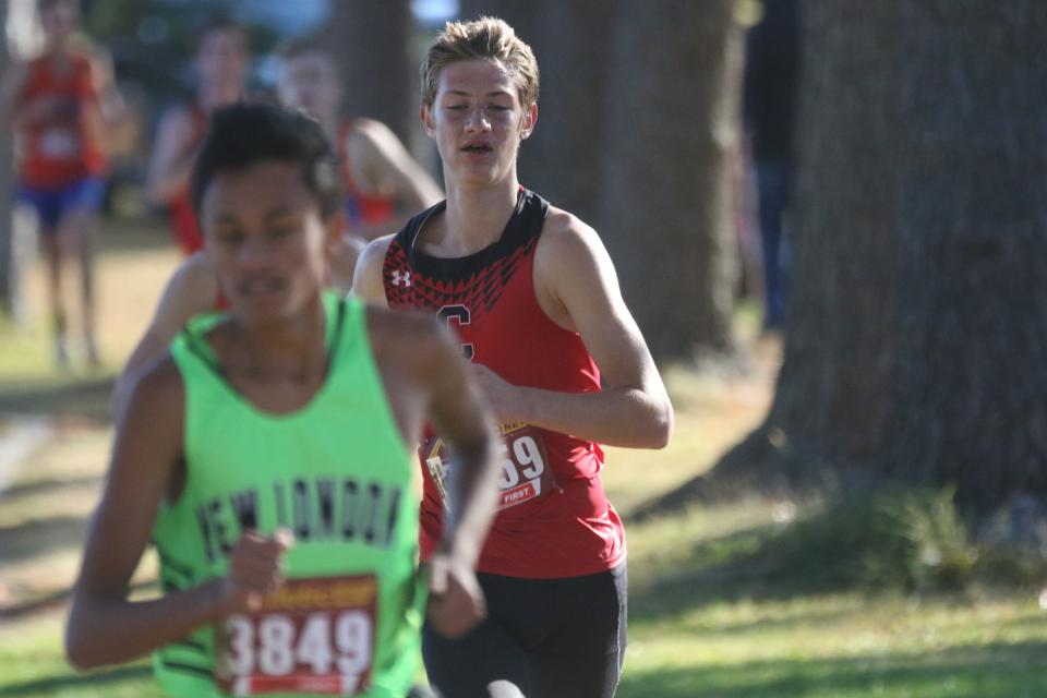Crestview's Cooper Brockway advanced to the regional meet with a second-place finish on Saturday.