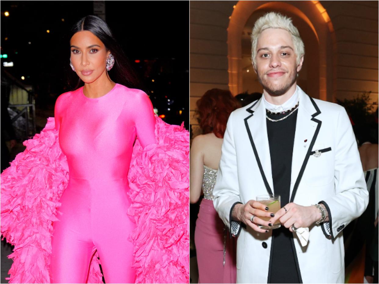 Kim Kardashian and Pete Davidson