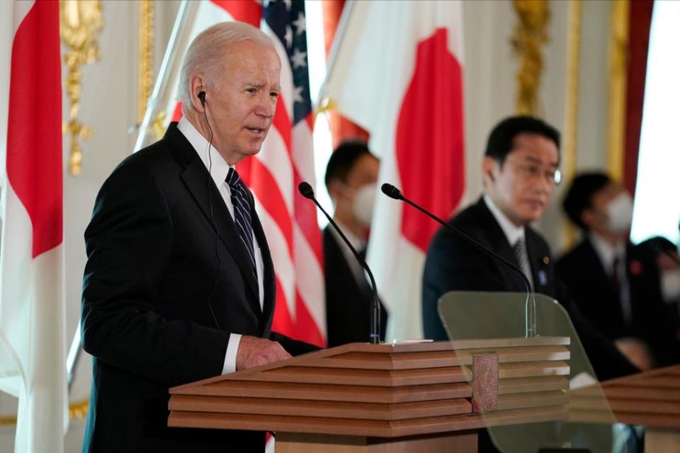 President Biden delivered a more reassuring message about Monkeypox on Monday (The Associated Press)