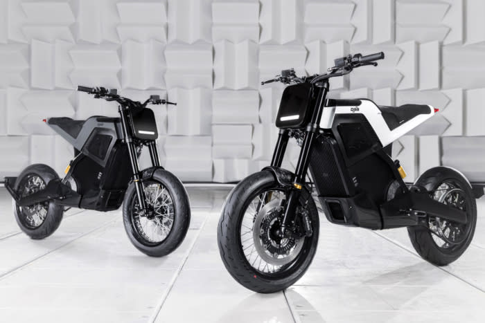 The DAB 1α electric motorcycle; (photo/David Duchon Doris)