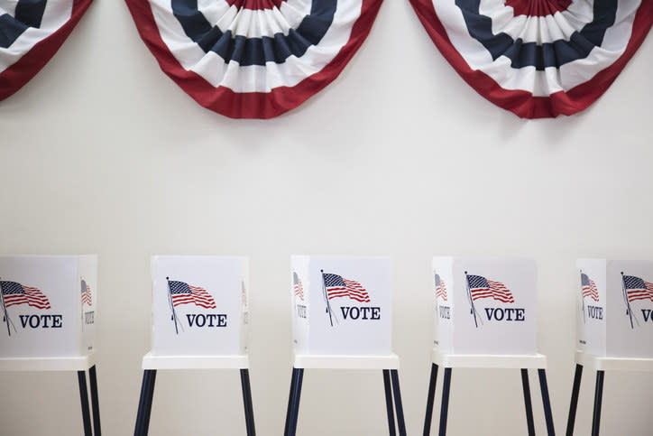 Voting stands