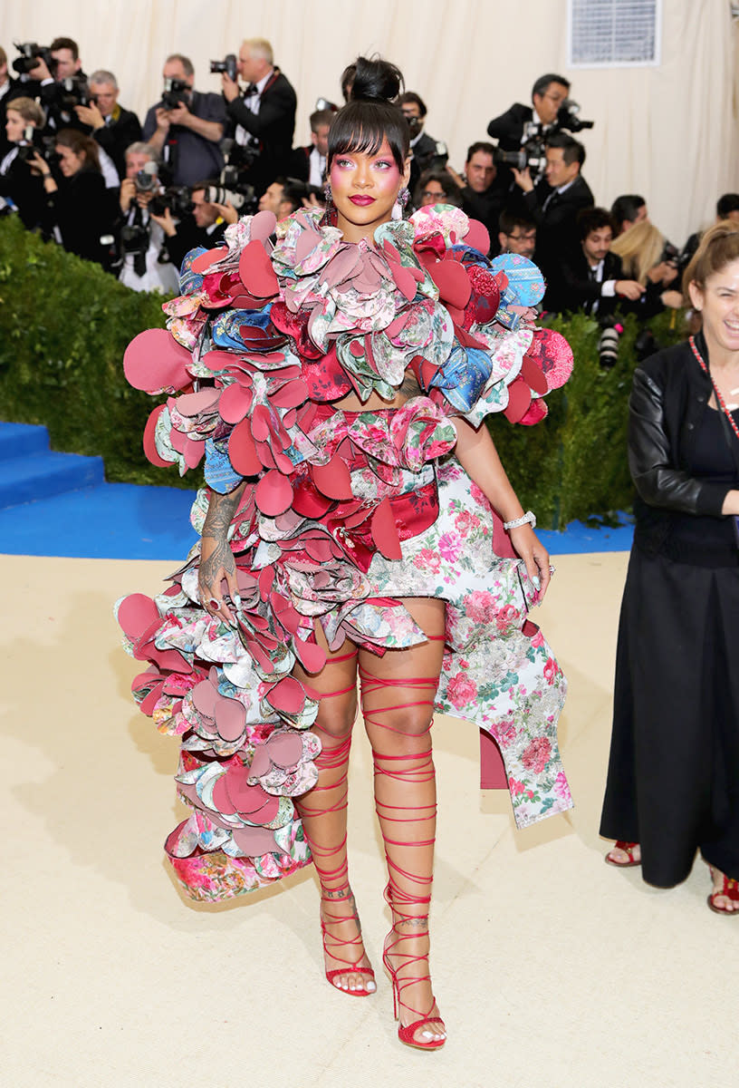 Rihanna's Flawlessly Themed Met Gala Ensemble