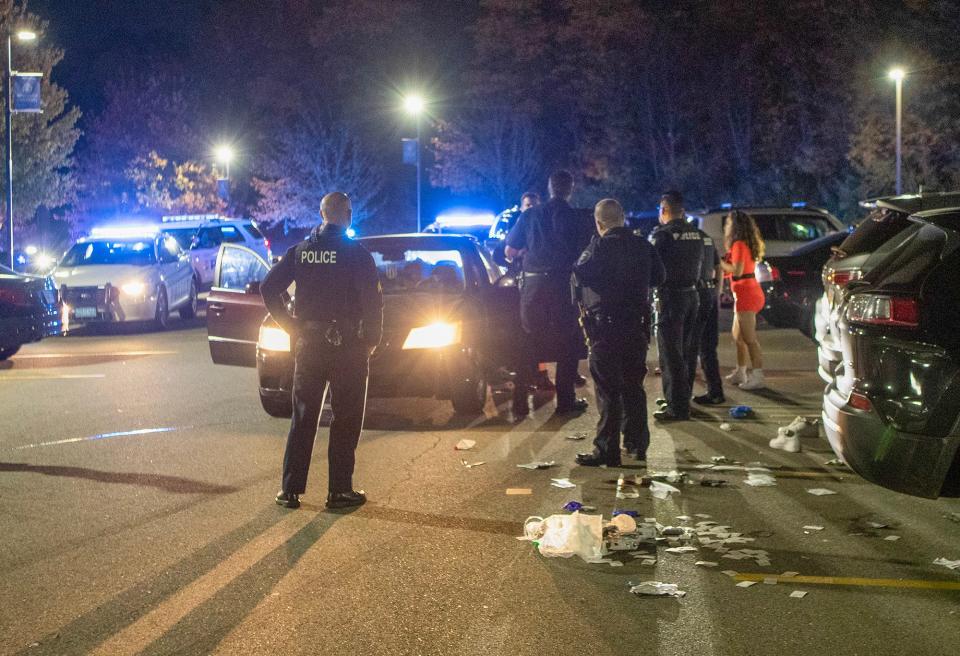 WORCESTER - Worcester Police and Massachusetts State Troopers investigate a shooting on the campus of Worcester State University.