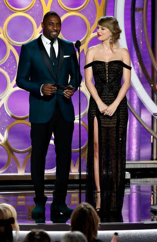 <p>Paul Drinkwater/NBCUniversal via Getty</p> Taylor Swift at the 2019 Golden Globes