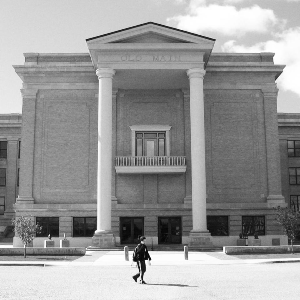 <div class="inline-image__caption"><p>Old Main Building on West Texas A&M University campus. </p></div> <div class="inline-image__credit">Photo Illustration by Erin O'Flynn/The Daily Beast/West Texas A&M University</div>