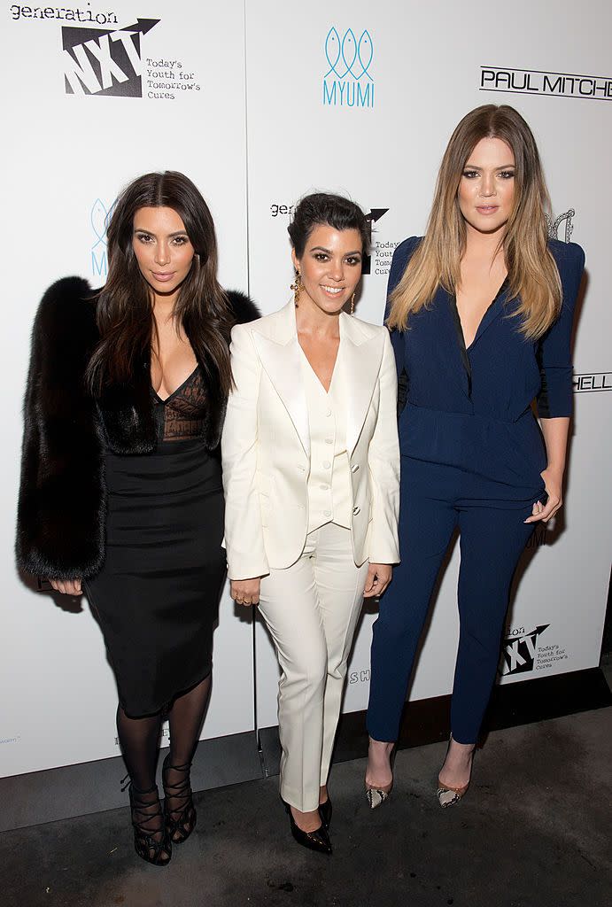 2014: Kim, Kourtney and Khloé Kardashian