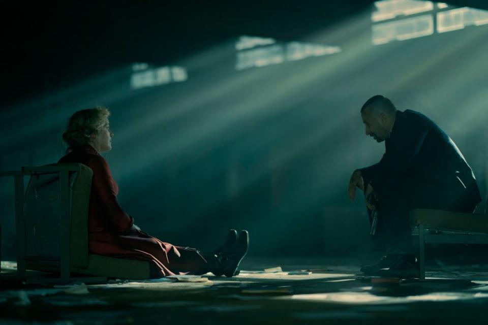  A still from the Regime showing Kate Winslet and Matthias Schoenaerts.