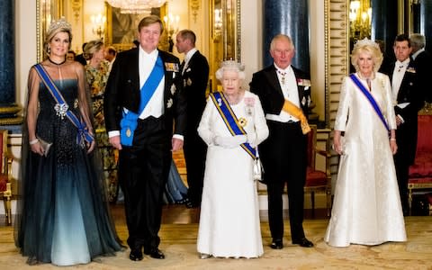 state visit for king and queen of the netherlands - Credit: Patrick van Katwijk/Getty Images