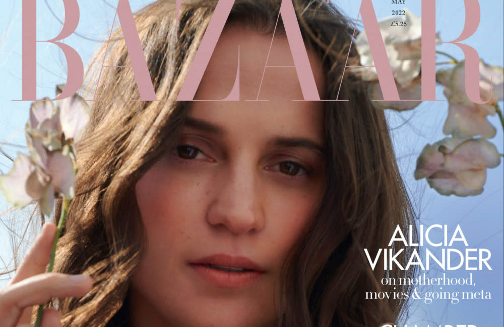 Alicia Vikander covers Harper's Bazaar credit:Bang Showbiz