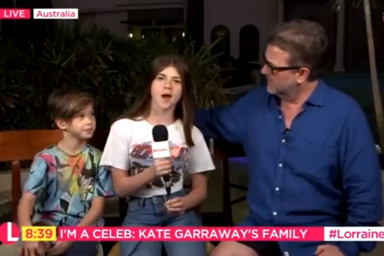 Garraway's family appeared on Lorraine to share support for her during I'm A Celebrity... Get Me Out Of Here! (ITV)