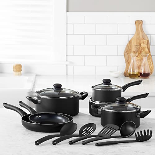 4) 15-Piece Non-Stick Cookware Set