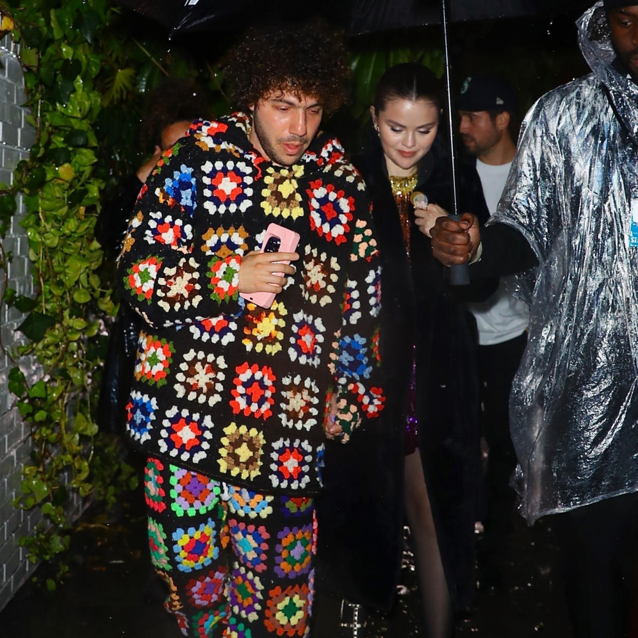  Selena Gomez and Benny Blanco attending a Grammys after-party. 