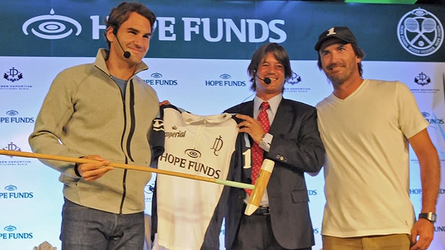 Roger Federer, Adolfo Cambiaso, eran algunas de las celebridades con las que se codeaba Blaksley 
