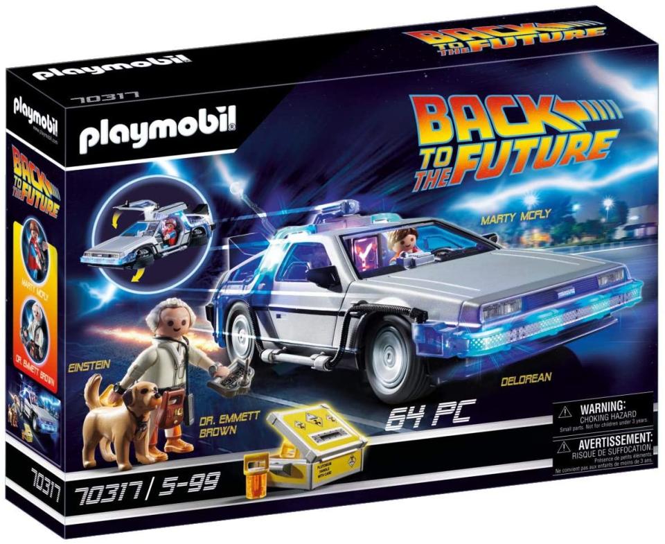 Coffret Playmobil Retour vers le Future DeLorean