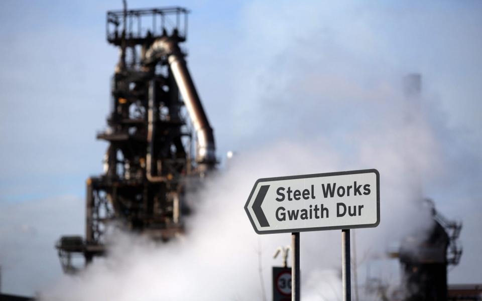 Tata's Port Talbot steelworks