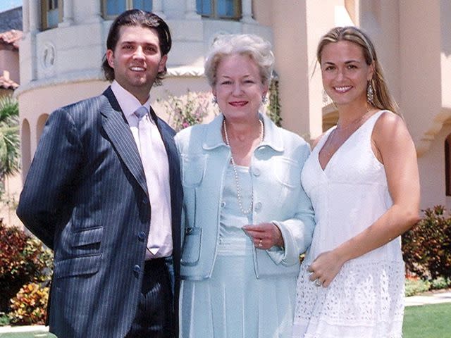 <p>Davidoff Studios/Getty</p> Donald Trump Jr, Judge Maryanne Trump Barry, and Vanessa Kay Haydon Trump pose for a portrait during Easter Sunday at the Mar-a-Lago club in Palm Beach, Florida, April 16, 2006.