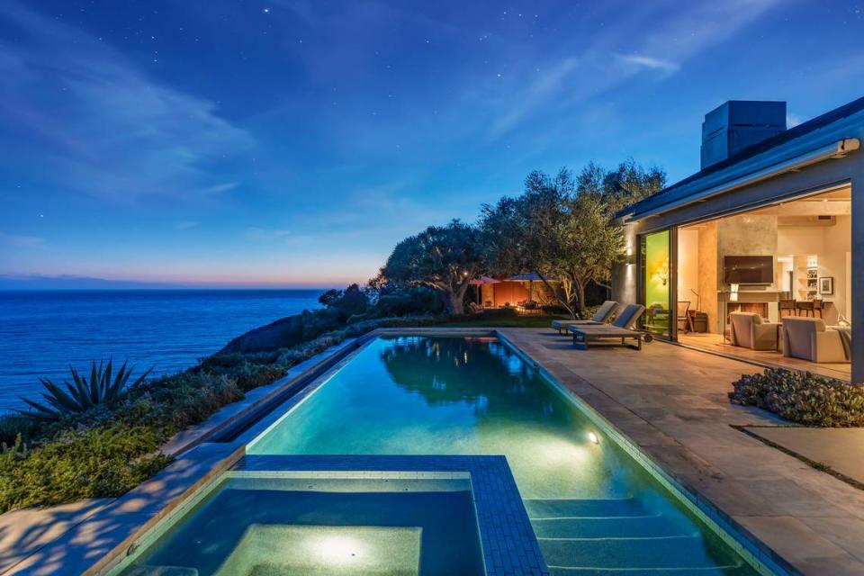 Mega film producers Kathleen Kennedy and Frank Marshall have listed their remarkable oceanside mansion for $18.5 million in Malibu, California