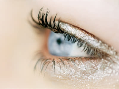 5. Mature make up wearers should avoid shimmer on the eyes - false