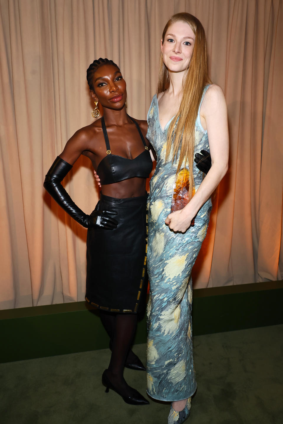 Michaela Coel and Hunter Schafer attend the 2024 GQ Creativity Awards