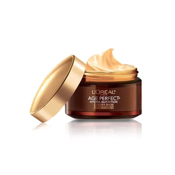 <p>The brand promises that dark circles and bags will be reduced over 30 days, but you will love this rich, luxurious-feeling cream the moment you apply it. It’s designed for “mature and very dry skin,” and its moisture surge is a welcome relief on dry winter days. <i><a href="http://www.lorealparisusa.com/en/products/skin-care/products/eye-creams/age-perfect-hydra-nutrition-eye-balm.aspx" rel="nofollow noopener" target="_blank" data-ylk="slk:L’Oréal Age Perfect Hydra-Nutrition Eye Cream;elm:context_link;itc:0;sec:content-canvas" class="link ">L’Oréal Age Perfect Hydra-Nutrition Eye Cream</a>, $20.</i></p>