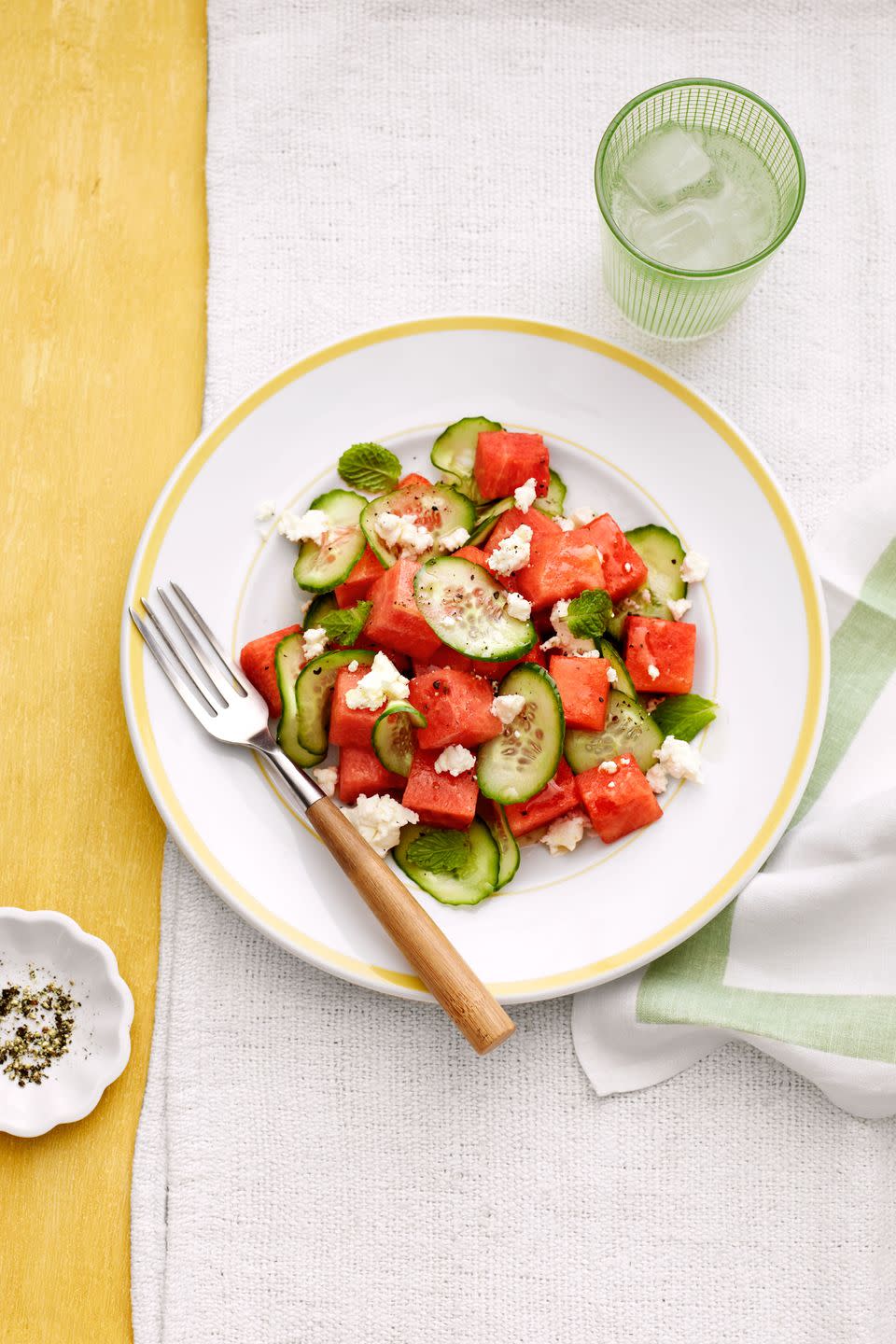 Watermelon-Cucumber Salad