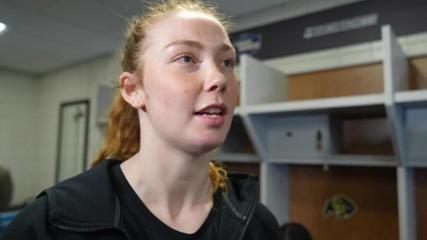 Colorado Buffaloes guard Frida Formann talks about the rematch with Iowa