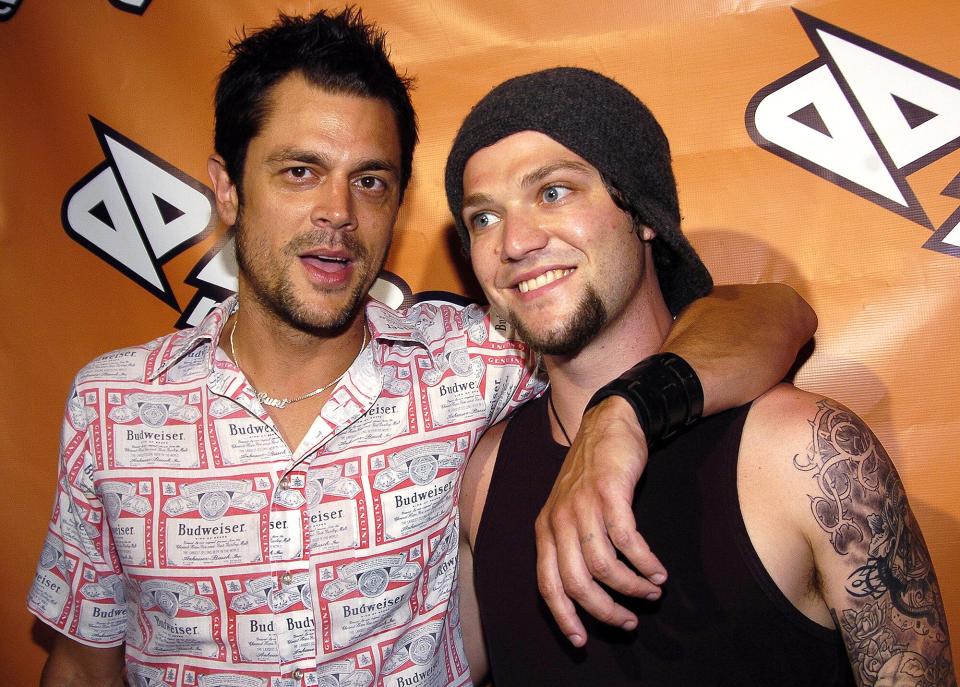 Johnny Knoxville and Bam Margera