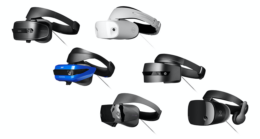 Windows Mixed Reality headsets are designed to run on entry-level and high-end PCs.