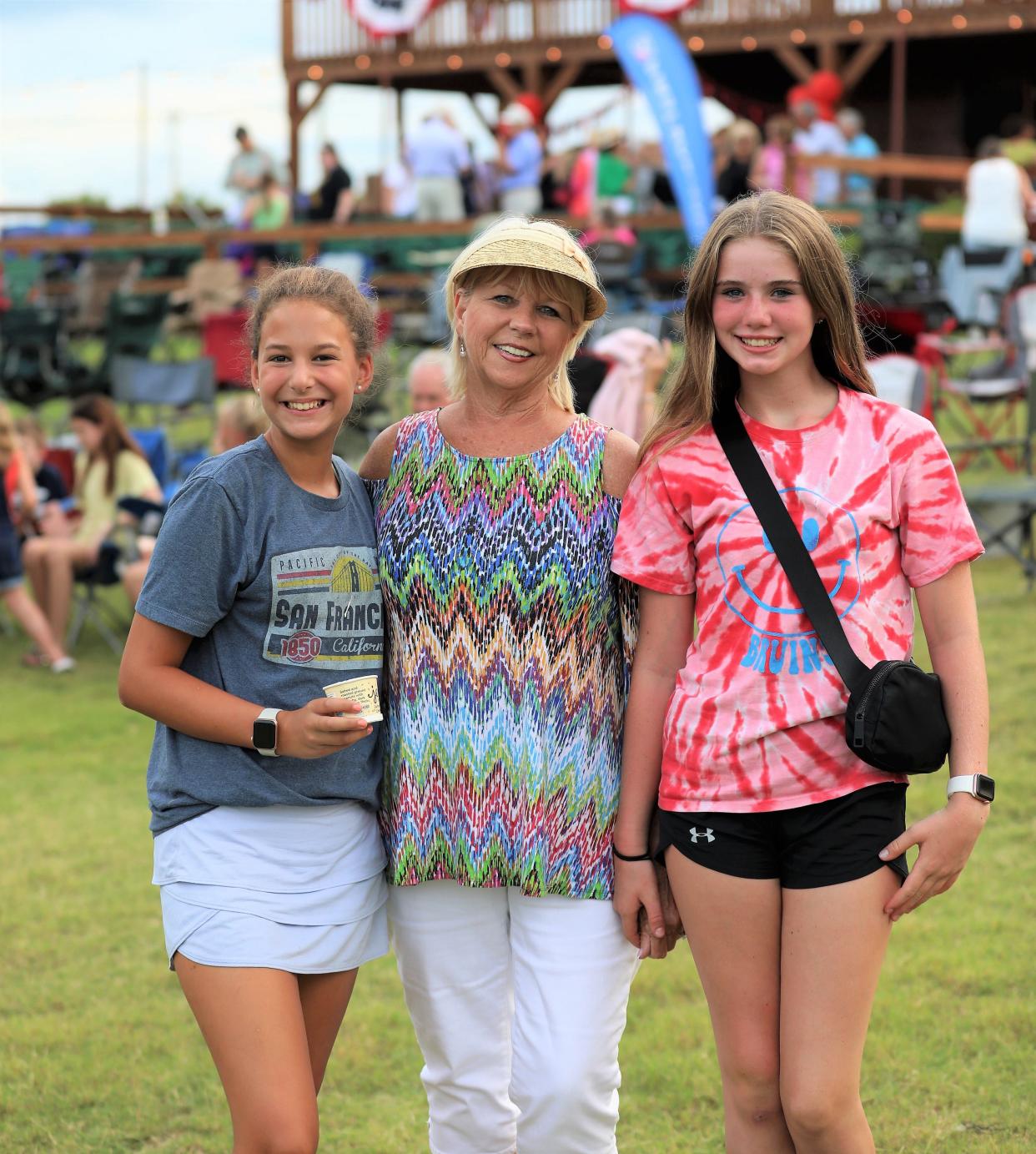 Miles Pinson, Diane Abbott,  and Ava Hayes attended the concert at the AMP in Jackson on Friday, July 29, 2022 featuring Jackson native Lauren "LoLo" Prichard and her band.  