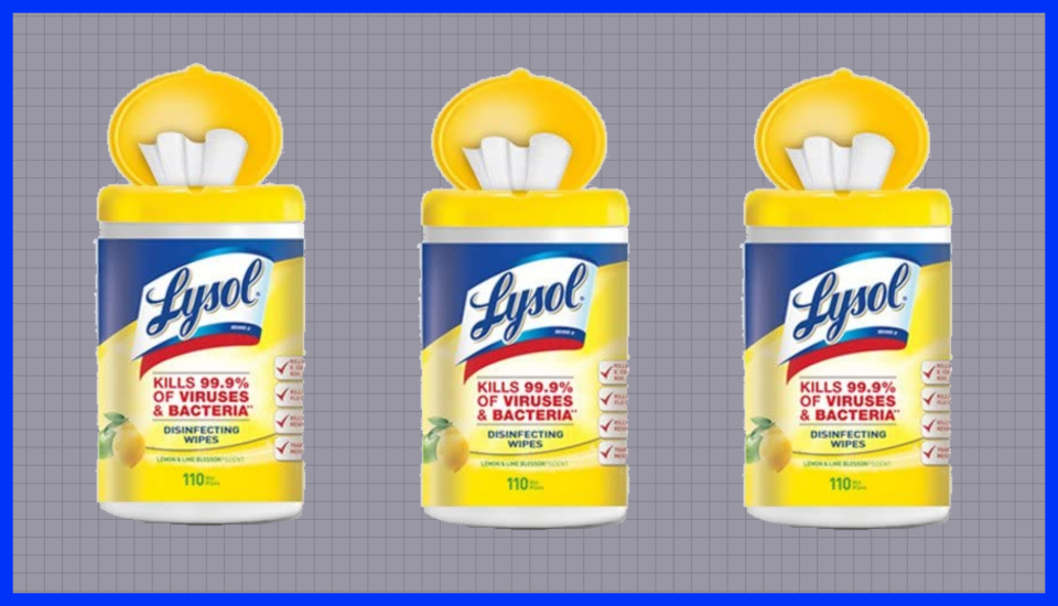 Now's your chance to stock up on Lysol Disinfecting Wipes. (Photo: Amazon)