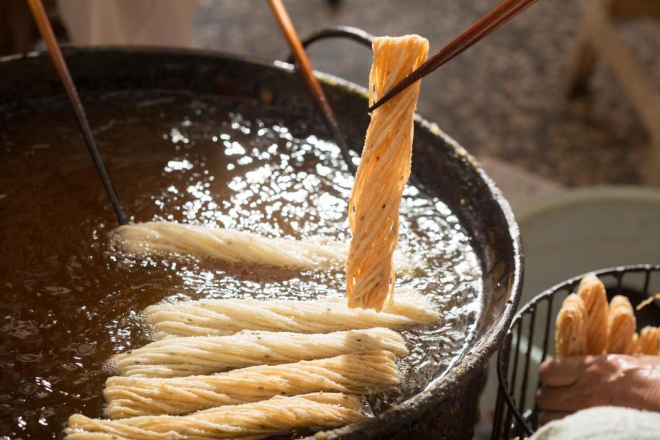 繖子是徐州傳統麵點，因為做工繁複，如今傳人幾希。