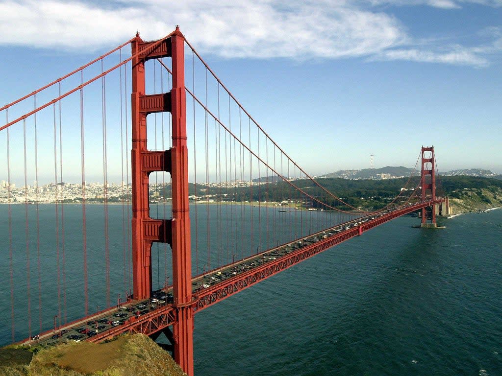 The Golden Gate Bridge, San Francisco (Getty)