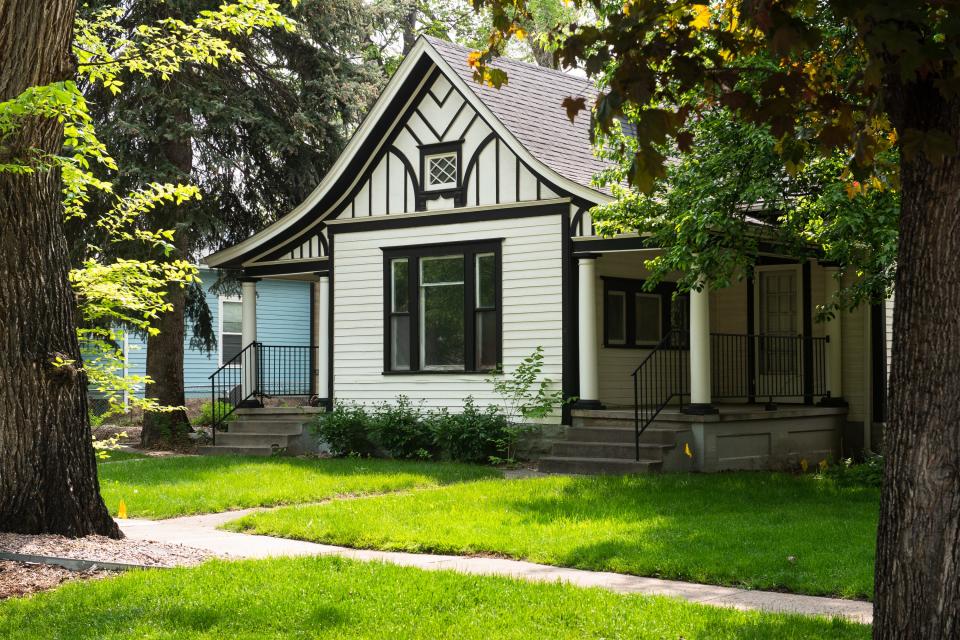 A house at 323 Loomis Street, which was involved in a historic preservation skirmish, in Fort Collins on May 23, 2023.