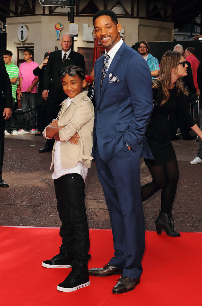 The Karate Kid UK Premiere 2010 Jaden Smith Will Smith