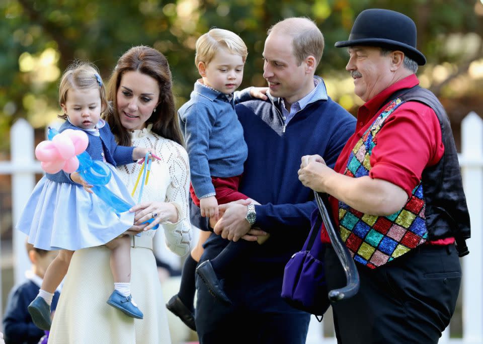 Hands-on parents Kate and Wills are set to add another to their brood. Photo: Getty