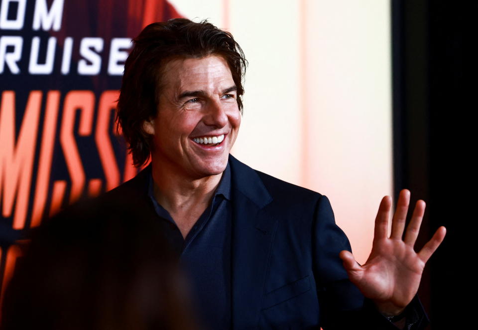 Cast member Tom Cruise attends the premiere of the film 