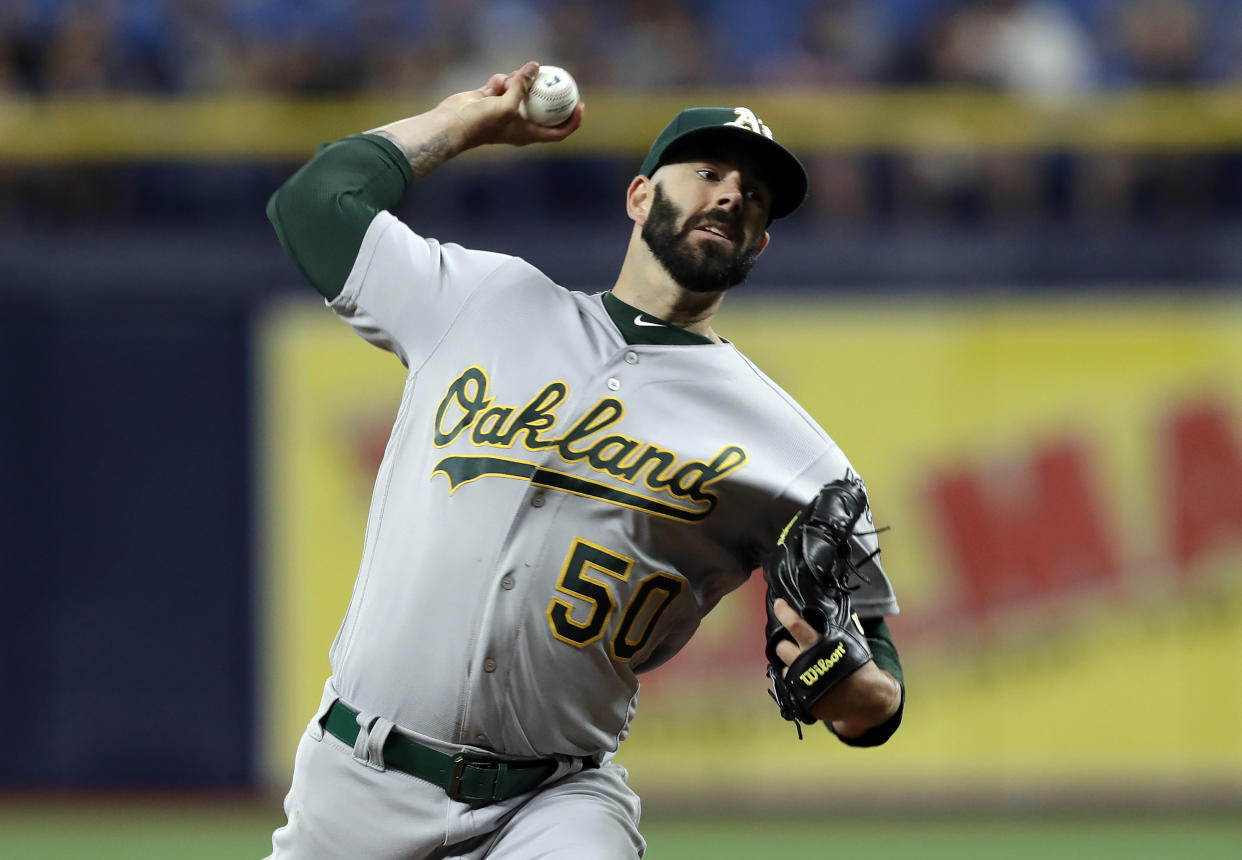 Oakland Athletics' Mike Fiers.