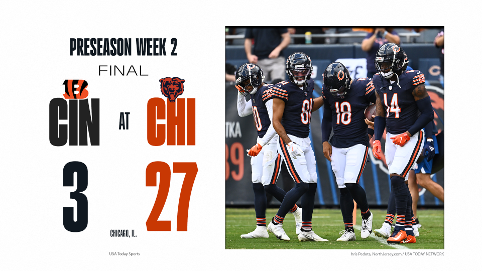 Bears 27, Bengals 3