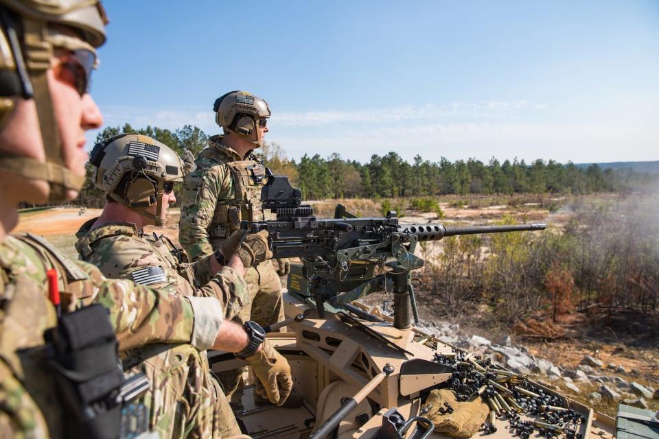 Army Green Berets Special Forces M2 Browning