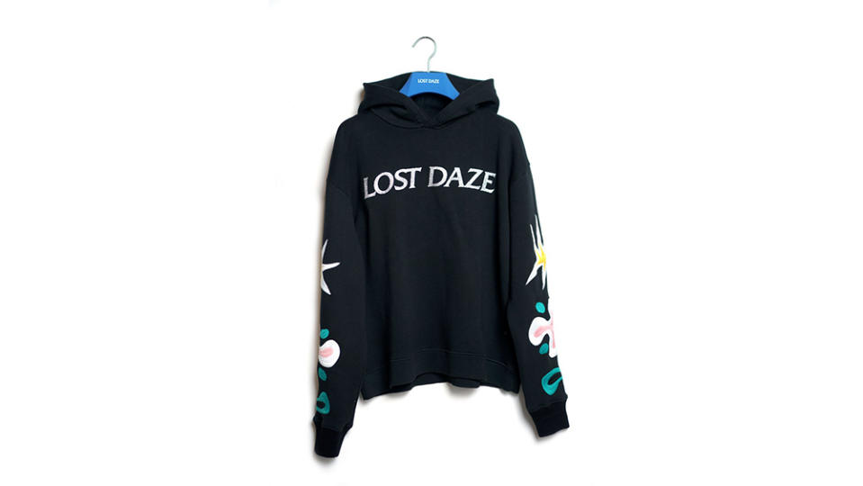 Lost Daze embroidered hoodie